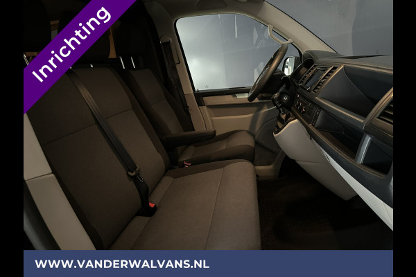 Volkswagen Transporter 2.0 TDI 102pk L1H1 Inrichting Euro6 Airco | Navigatie | Cruisecontrol | 3 zits | Apple Carplay, Android Auto, Bijrijdersbank