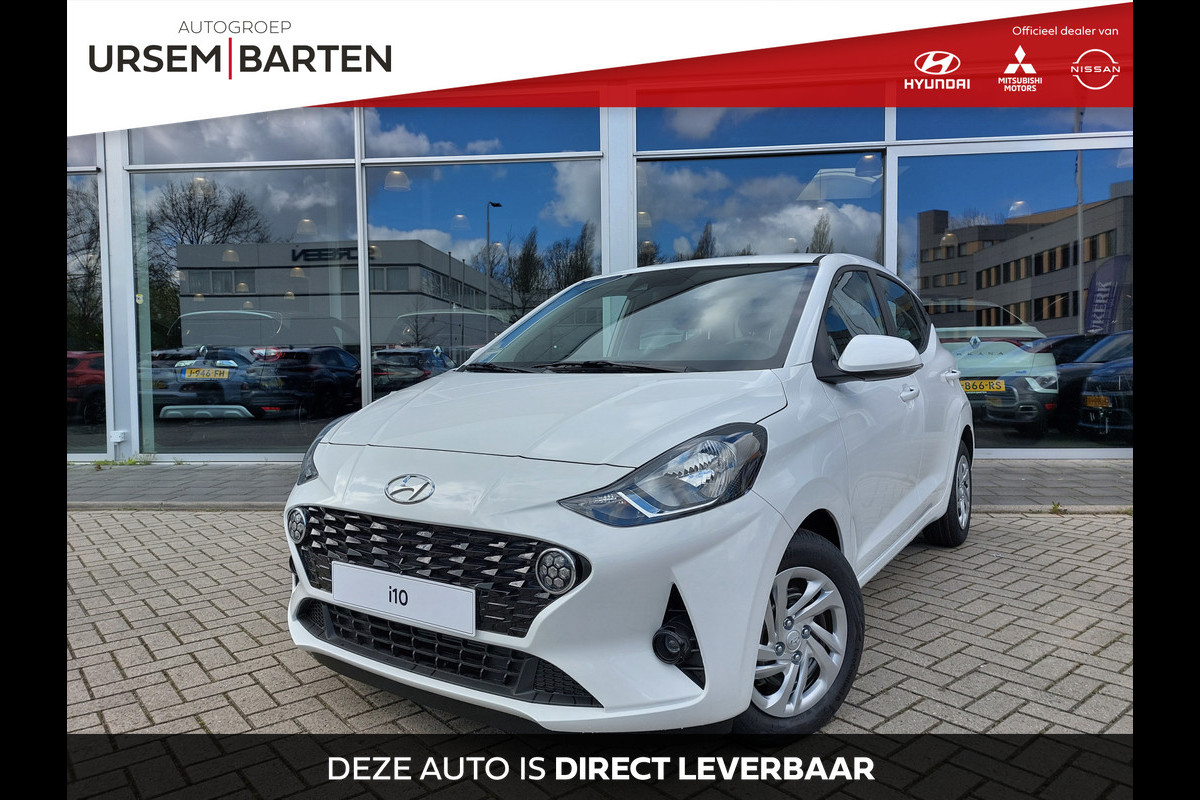 Hyundai i10 1.0 Comfort Uit voorraad Leverbaar! | Applecarplay-Android Auto| Cruise Controle| Airco| Lane-assist|