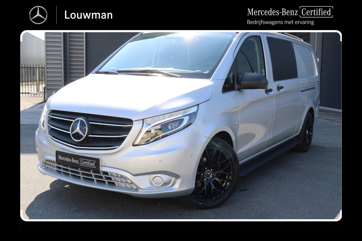 Mercedes-Benz Vito 114 CDI Extra Lang Dubbele cabine Extra beenruimte 19'' inch lichtmetaal 9G Automaat Extra beenruimte Camera Treeplanken