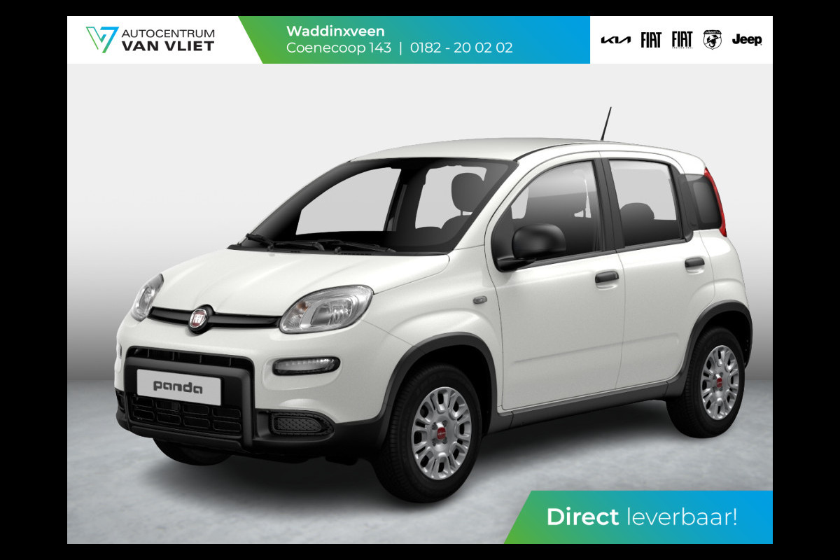 Fiat Panda Hybrid Urban | Airco | Bluetooth | Uit voorraad leverbaar !