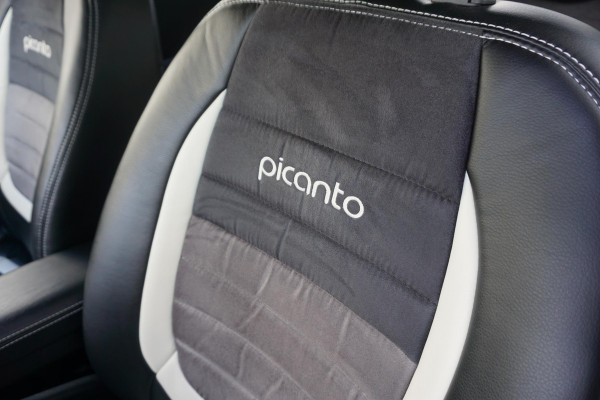 Kia Picanto 1.0 CVVT DynamicLine Leer/Alcantara Cruisecontrol | Lichtmetalen velgen | Rijklaarprijs.