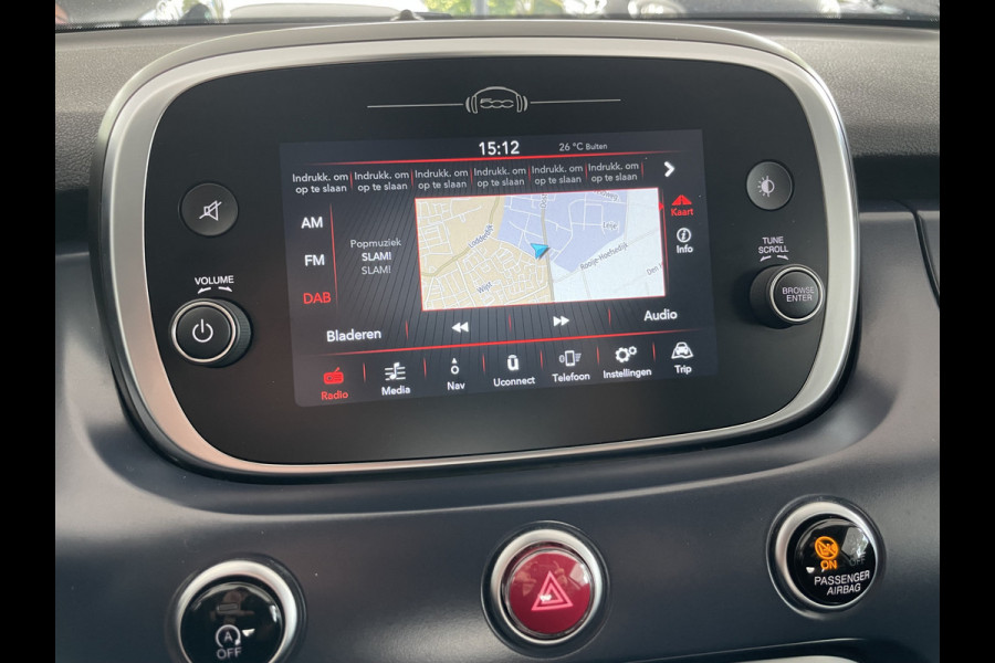 Fiat 500X 1.0 FireFly Turbo 120 Cult nieuw model Airco - Cruise control - Navi - U-con. - Radio/USB/AUX/TEL - MFL-Stuurwiel - ML - LMV - CD+AB - Ramen E-V+A - Spiegels E-V+V