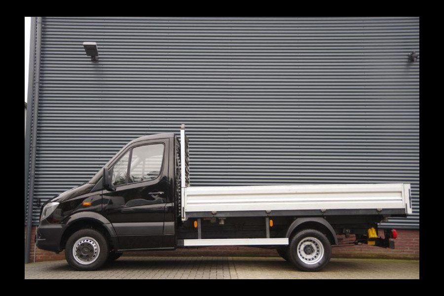 Mercedes-Benz Sprinter 519 3.0 V6 KIPPER 3zd, OPEN LAADBAK, 3.5T TREKHAAK, AIRCO, CRUISE, MF STUURWIEL Binnenmaat laadbak 3.65 x 2.04 x 0.40