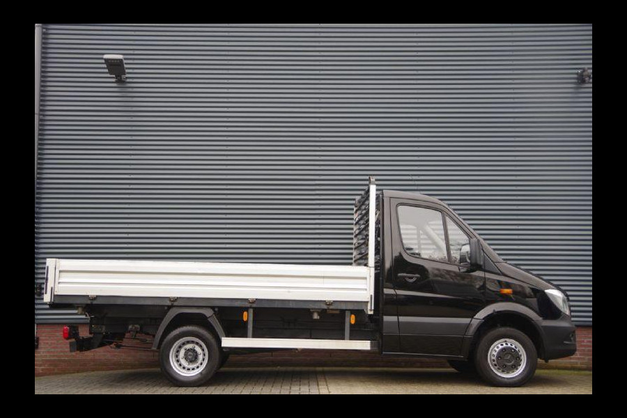 Mercedes-Benz Sprinter 519 3.0 V6 KIPPER 3zd, OPEN LAADBAK, 3.5T TREKHAAK, AIRCO, CRUISE, MF STUURWIEL Binnenmaat laadbak 3.65 x 2.04 x 0.40