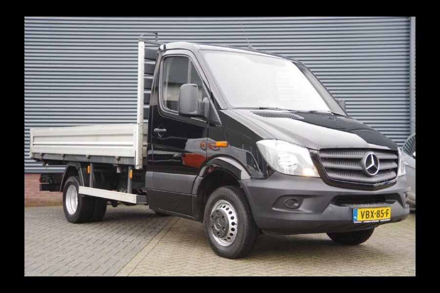 Mercedes-Benz Sprinter 519 3.0 V6 KIPPER 3zd, OPEN LAADBAK, 3.5T TREKHAAK, AIRCO, CRUISE, MF STUURWIEL Binnenmaat laadbak 3.65 x 2.04 x 0.40