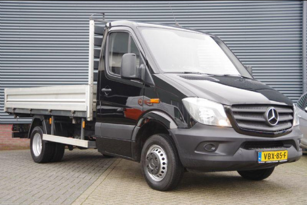 Mercedes-Benz Sprinter 519 3.0 V6 KIPPER 3zd, OPEN LAADBAK, 3.5T TREKHAAK, AIRCO, CRUISE, MF STUURWIEL Binnenmaat laadbak 3.65 x 2.04 x 0.40