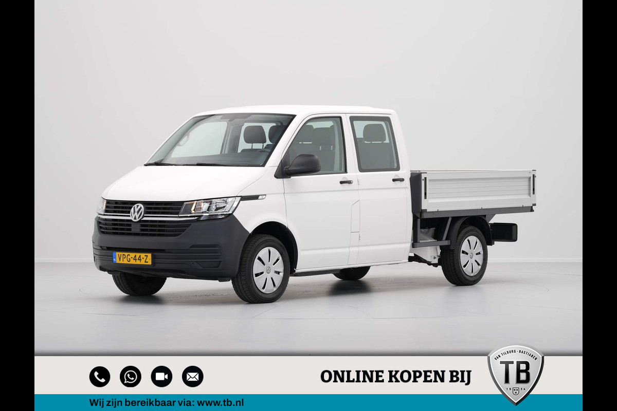 Volkswagen Transporter 2.0 TDI L2H1 DC 28 Pick-up Airco Bluetooth Trekhaak Bijrijdersbank