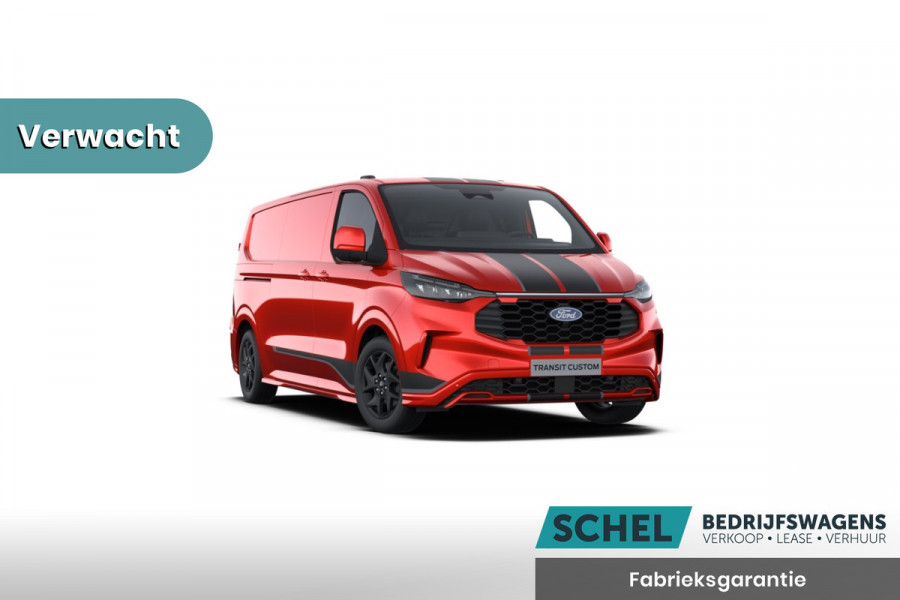 Ford Transit Custom 300 2.0 TDCI L2H1 Sport 170pk - Levering 08-2024 - 19" LM velgen - ACC - Blind spot - Navi - Camera - Verwarmd stuur - Rijklaar