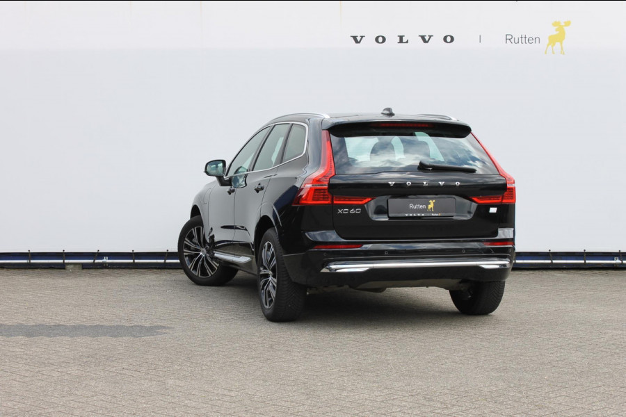 Volvo XC60 T6 350PK Autom Recharge AWD Long Range Inscrip Panoramisch schuif-kanteldak / Google Infotainment / Stoel en stuurwielverwarming / Draadloos opladen / Parkeersensoren voor en achter met camera / Adaptieve cruise control