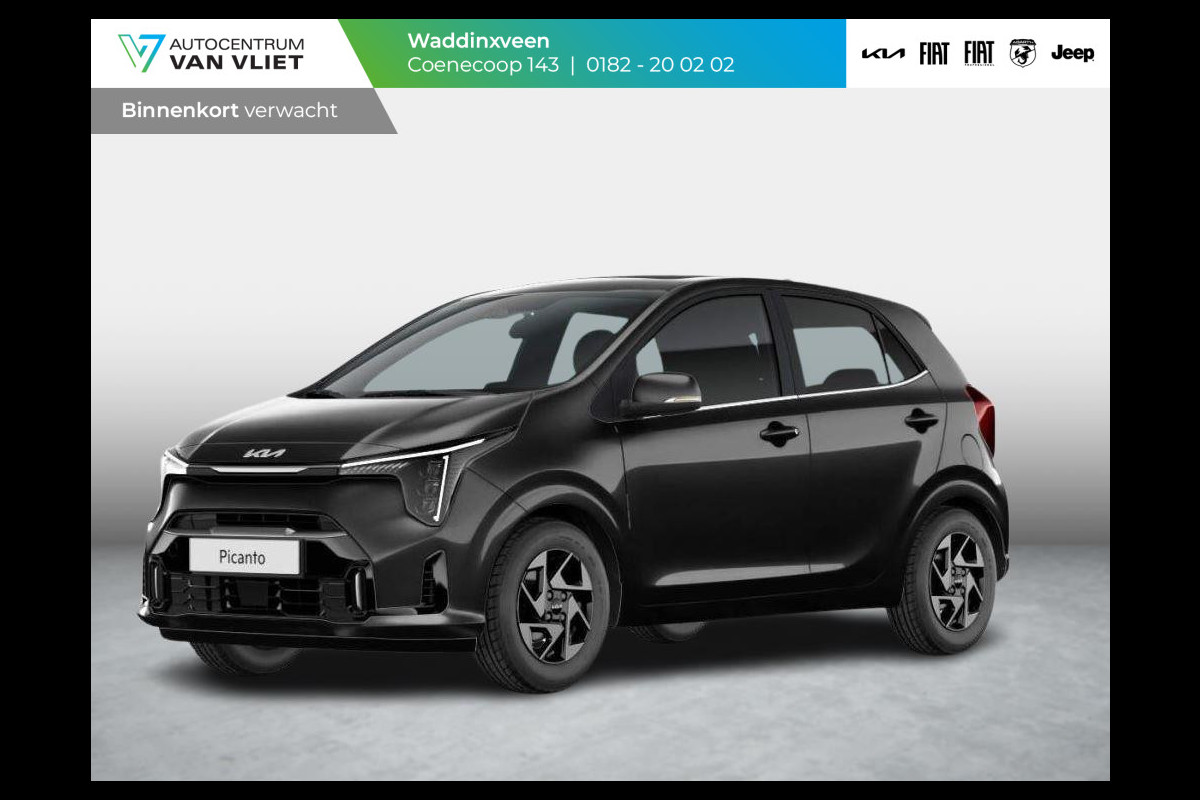 Kia Picanto 1.0 DPI DynamicPlusLine | MY25 | Navi | Airco | Cruise | Camera | 14" | BSM | LED | Priv. glass | Apple Carplay | Private Lease € 347,-*