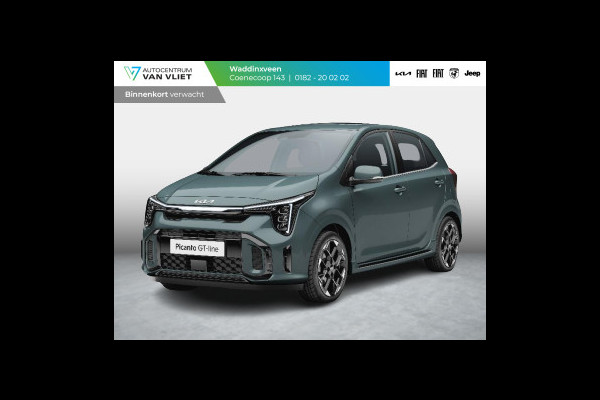 Kia Picanto 1.0 DPi GT-Line AMT | Automaat | MY25 | LED | Navi | CarPlay | Keyless | Schuif-/kanteldak | Stoel-/stuurverwarming | 16''