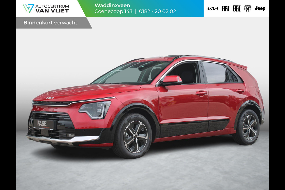 Kia Niro 1.6 GDi Hybrid DynamicPlusLine | LED | Clima | Navi | Carplay | Stoel-/stuurverwarming | Schuif-/kanteldak | Head-up display