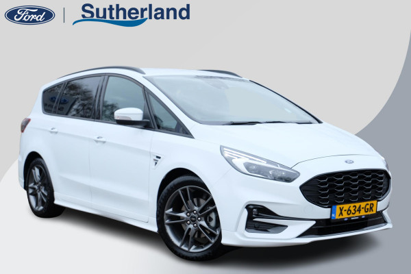 Ford S-Max 2.5 Hybrid ST-Line 190pk | Adaptieve Cruise | 2023 | Full LED | Afneembare Trekhaak 1.750kg Trekgewicht | Verlengde fabrieksgarantie tot 02-2027