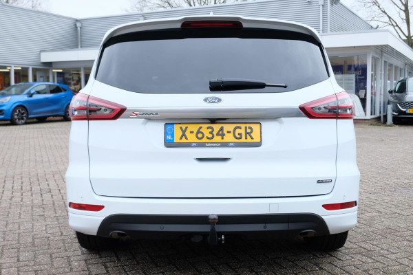 Ford S-Max 2.5 Hybrid ST-Line 190pk | Adaptieve Cruise | 2023 | Full LED | Afneembare Trekhaak 1.750kg Trekgewicht | Verlengde fabrieksgarantie tot 02-2027