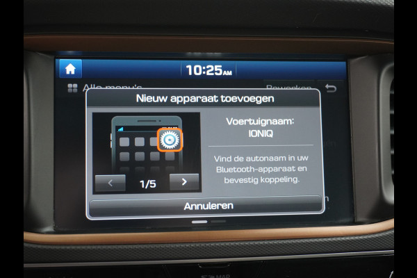 Hyundai IONIQ Premium * 12.840 na subsidie* EV Leer Schuifdak Navi Camera Adaptive-Cruise Elektr.Verst.Stoel Stuurverw. Apple/Android Pdc Elek Blindspot Lane-dep. Led Tel. Usb Ecc Isofix 16''LM