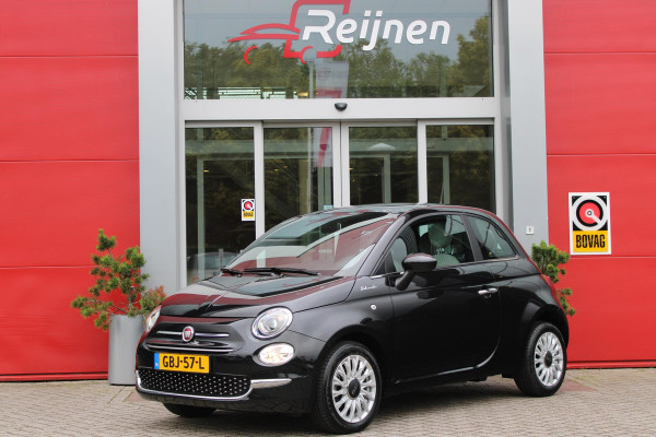 Fiat 500 1.0 70PK Hybrid DOLCEVITA | PANORAMA DAK | LEDEREN BEKLEDING | NAVIGATIE | APPLE CARPLAY/ANDROID AUTO | PARKEERSENSOREN ACHTER | LICHTMETALEN VELGEN | CRUISE CONTROL | DAB+ RADIO |