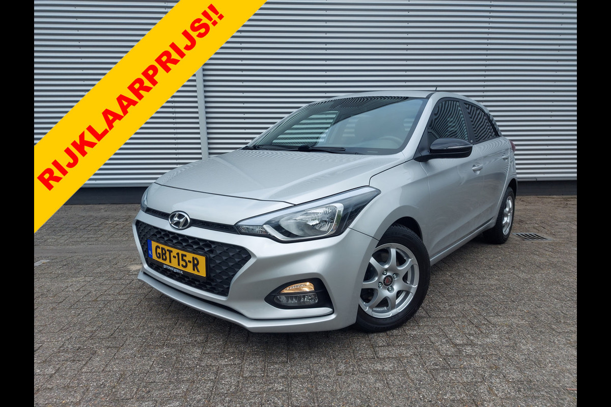 Hyundai i20 1.0 T-GDI Premium,AUTOMAAT,,Cruisecontrol,Lane assist,Audio/Bluetooth/Camera/Carplay/Navigatie,lm velgen,