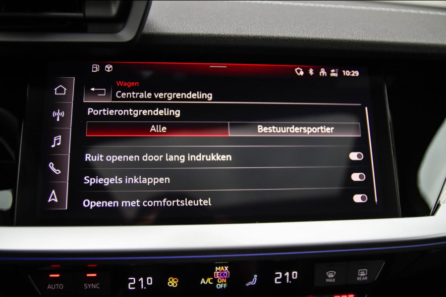 Audi A3 Sportback 40 TFSI e PHEV S Edition S-line 204pk S-Tronic! Panoramadak|Virtual Cockpit|Kuipstoelen elektrisch|Matrix|Black