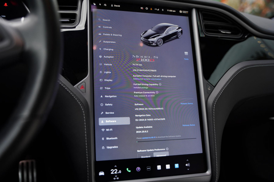 Tesla Model S 100D Performance NL-Auto Wit Leder Panoramadak