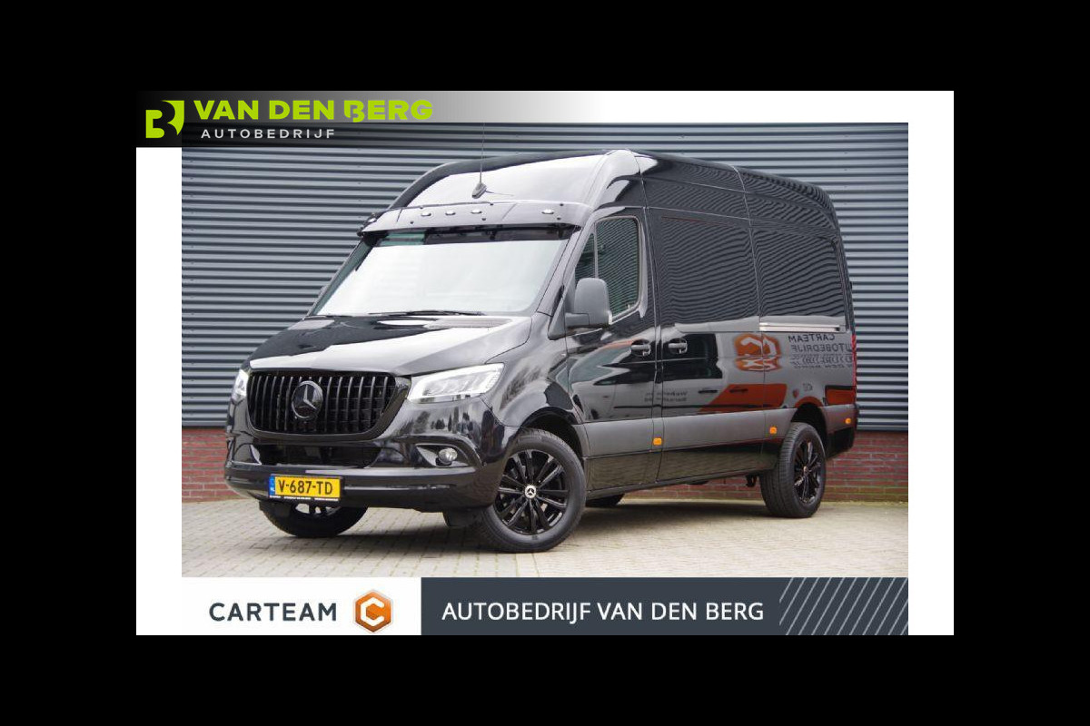 Mercedes-Benz Sprinter 319 3.0 CDI V6 L2H2 AUT. LED, 2X SCHUIFDEUR, CAMERA, NAVI, CRUISE, CLIMA, NL AUTO, NAP DUBBELE CABINE LEVERBAAR