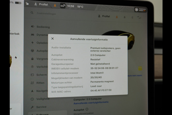 Tesla Model 3 SR+ Standard RWD Plus 325PK AutoPilot 2.5 Leer Premium-l.s. PanoDak Adaptive cruise 18" Camera's Elektr.-Stuur+Stoelen+Spiegels+ WIFI Ecc Navigatiesysteem full map LED Comfortstoel(en) ACC Dual-ECC DAB Voorverwarmen interieur via App Keyless via Telefoonsleutel One-Pedal-Drive Origin. NLse auto ! 1e eigenaar lease