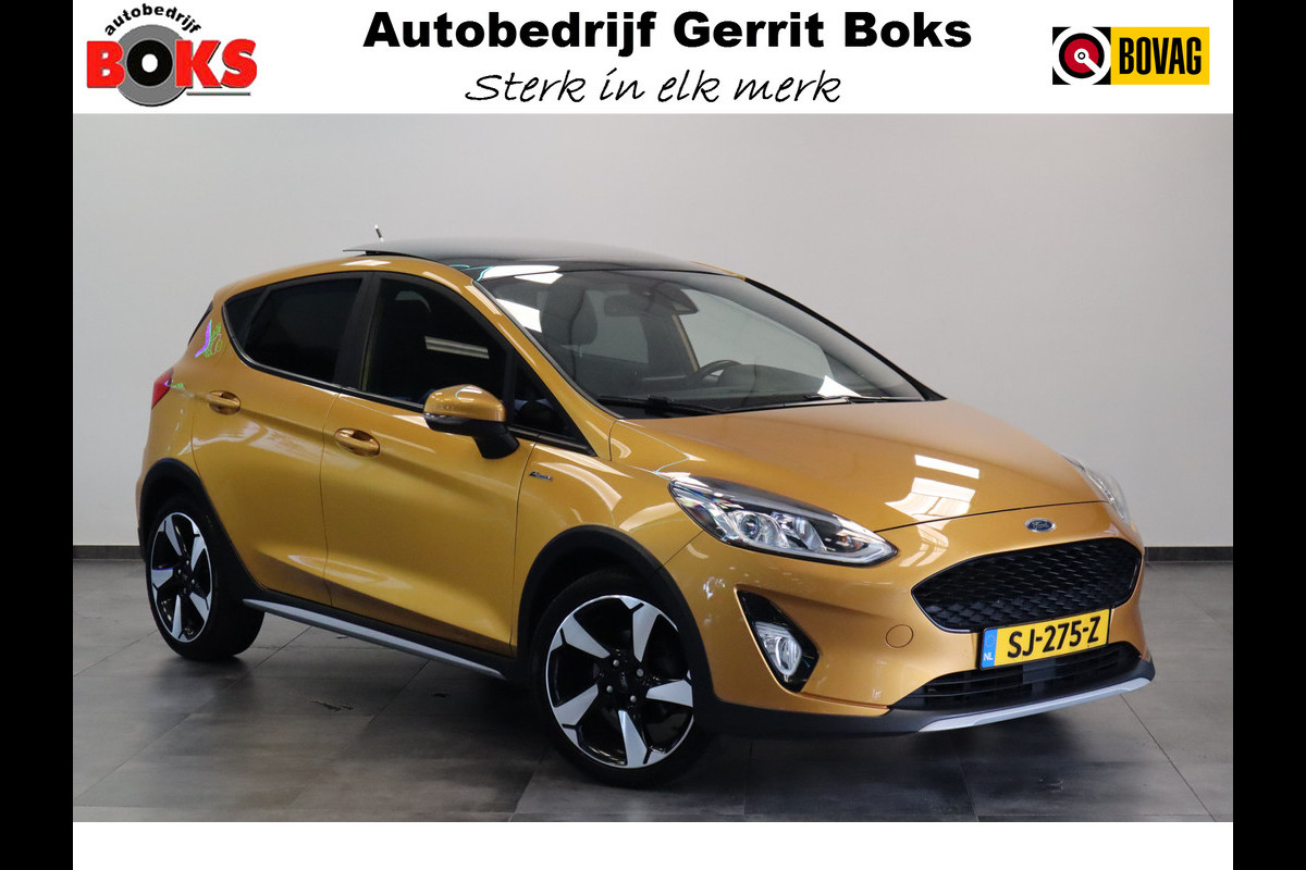 Ford Fiesta 1.0 EcoBoost Active First Edition Navigatie Pdc Panoramadak Cruise Clima 17"LM 2 jaar garantie mogelijk* (vraag naar de voorwaarden)