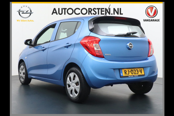 Opel KARL 75pk Airco Cruise Bluetooth Tel. Elek.Ramen+spiegels Centr.Vergr+ab. ASR Hill-hold ESP Isofix Edition 1.0 ecoFLEX Orig.NLse auto 1e eigenaar!  839kg dus slechts 23 euro wegenbelasting p/m !!! volledig Onderhouden!