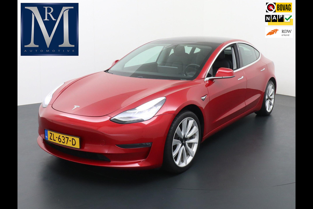 Tesla Model 3 Long Range AWD 75 kWh ORG. NL. NAP KM. | TREKHAAK MET TREKGEWICHT!!! | AUTOPILOT | PANO