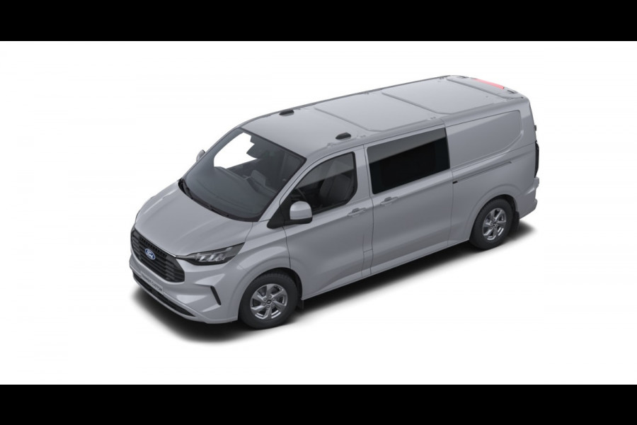 Ford Transit Custom 320 2.0 TDCI L2H1 Limited DC 170pk - Adaptive Cruise - Navi - 2x Schuifdeur - Verwarmd stuur - 70l tank - 17" LM velgen - Rijkla