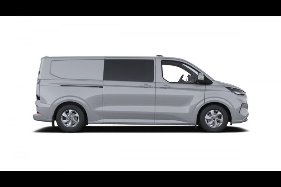 Ford Transit Custom 320 2.0 TDCI L2H1 Limited DC 170pk - Adaptive Cruise - Navi - 2x Schuifdeur - Verwarmd stuur - 70l tank - 17" LM velgen - Rijkla