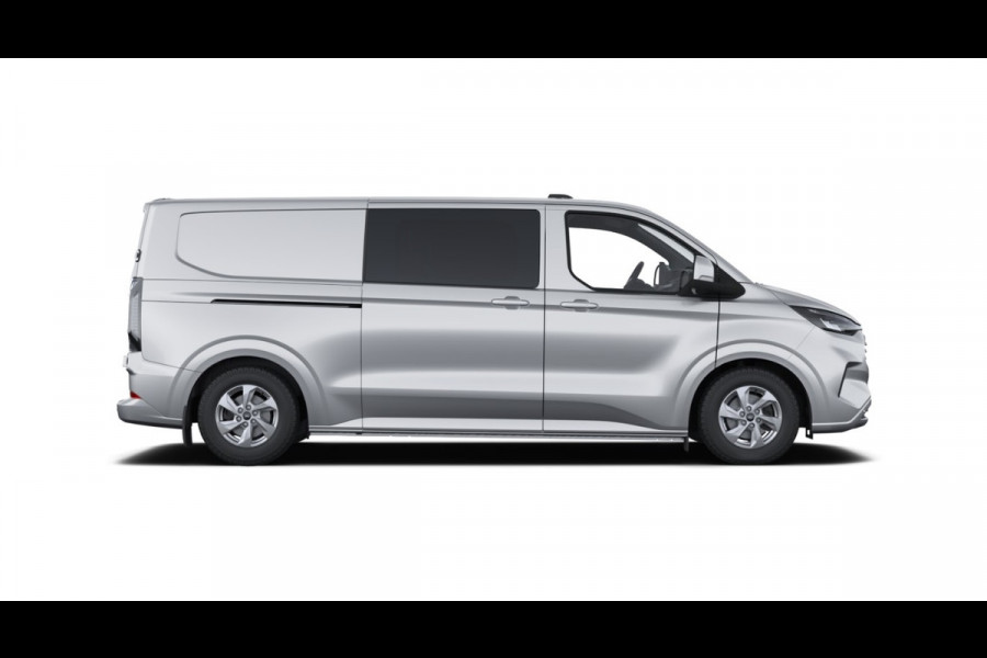 Ford Transit Custom 320 2.0 TDCI L2H1 Limited DC 170pk - Adaptive Cruise - Navi - 2x Schuifdeur - Verwarmd stuur - 70l tank - 17" LM velgen - Rijkla