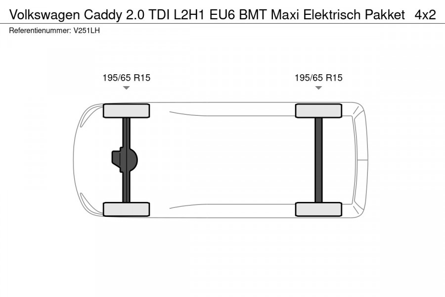 Volkswagen Caddy 2.0 TDI L2H1 EU6 BMT Maxi Elektrisch Pakket