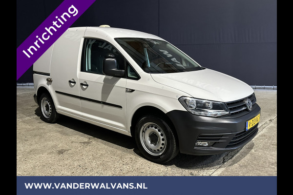 Volkswagen Caddy 2.0 TDI L1H1 inrichting Euro6 Airco | Navigatie | Camera | Cruisecontrol | Trekhaak parkeersensoren, Apple Carplay, Android auto, verwarmde vooruit