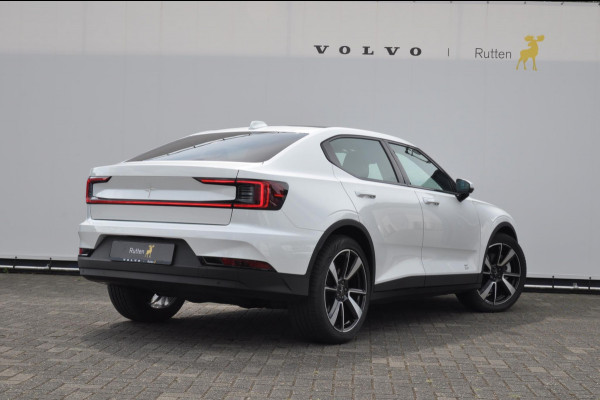 Polestar 2 / 231PK / 78KWh Long Range Single motor / 16% bijtelling/ Long range/ Google infotaiment/ Panoramadak/ Elektrische stoelen/ Getint ramen/ Cruise control/ Harman Kardon/ Stoel en stuurwielverwarming/ Climate control