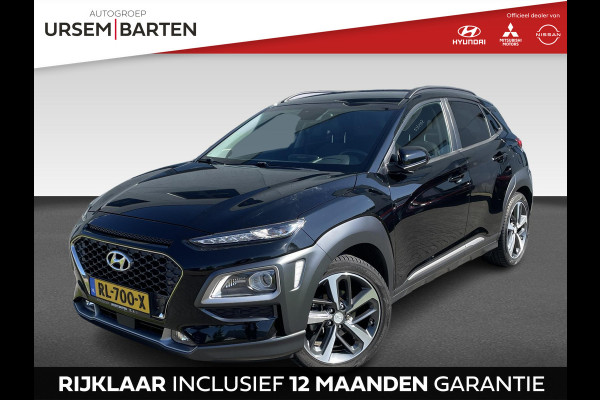 Hyundai Kona 1.0T Premium | navigatie | leder | stoelverwarming & koeling | head-up display | blind spot | trekhaak