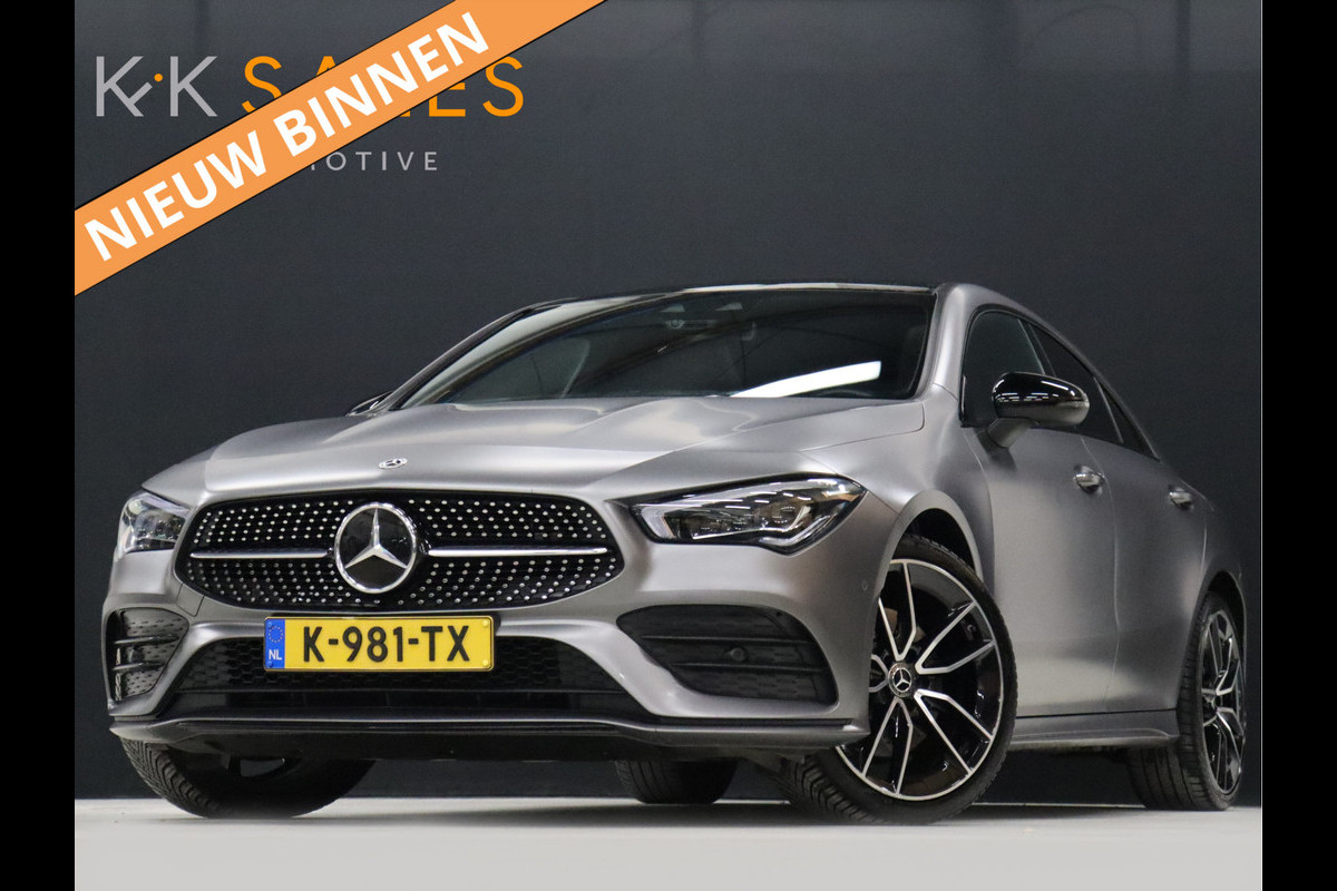 Mercedes-Benz CLA-Klasse 250 e Premium Plus Sport [VOL LEDER, SCHUIFKANTELDAK, ELEC STOELEN, PDC, ACHTERUITRIJCAMERA, STOELVERWARMING, NIEUWSTAAT]