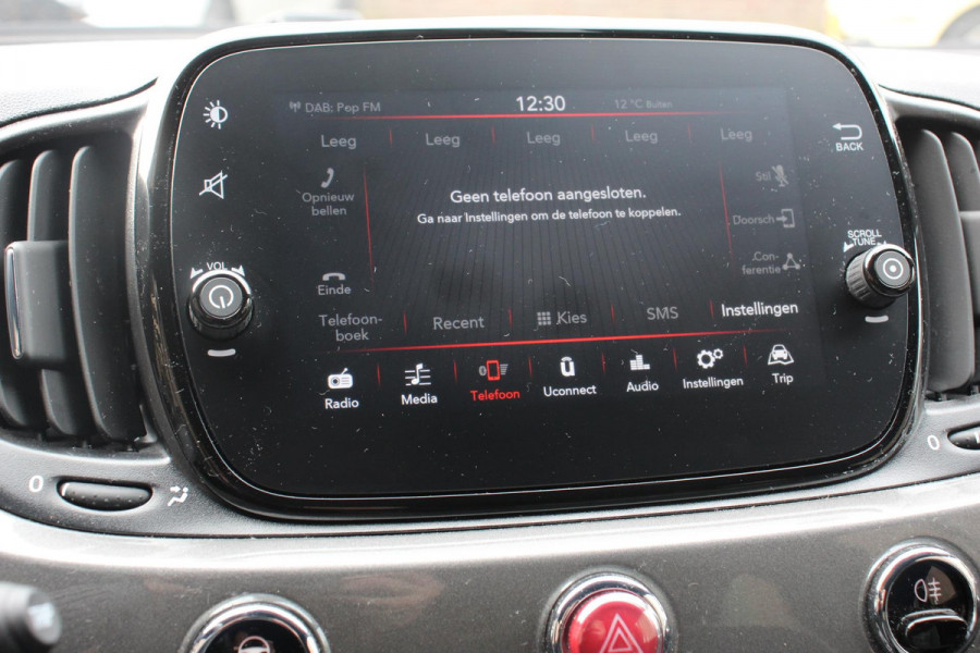 Fiat 500C 1.0 Hybrid Lounge Navigatie: Apple Carplay/Android Auto| Cruise Control| Parkeersensor achter