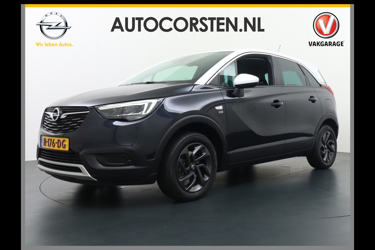 Opel Crossland X T131pk !! AUT.6 Navi Apple Android Carplay PDC BordHerkenning LED-v+A R5.0 Intellilink Connect DAB+ Multi-Media-vb. ESP Rijstroo ComfortStoelen Licht+Regensensor Orig.NL Auto Dealer Onderhouden EURO6 31 december 2019 !!! 30.000 nieuw