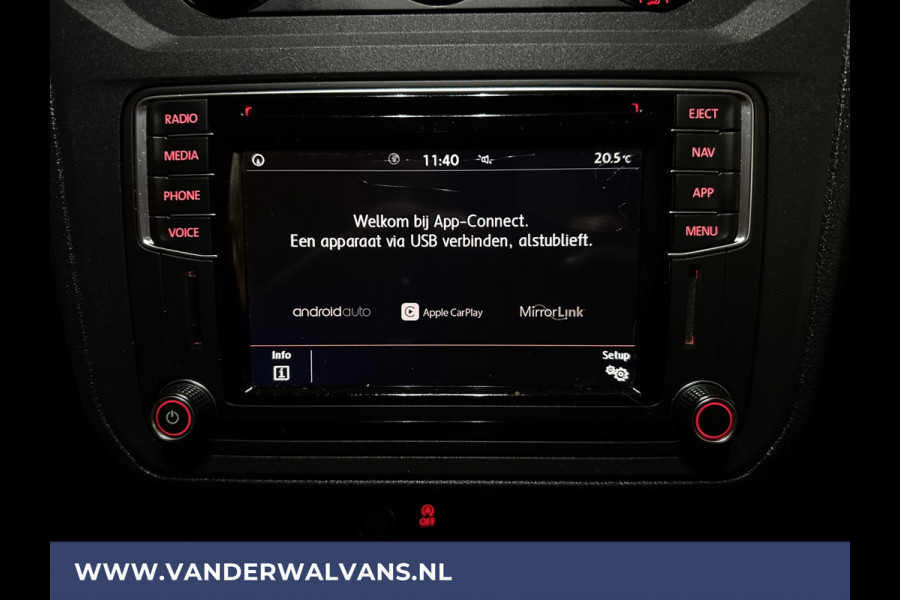 Volkswagen Caddy 2.0 TDI 102pk L2H1 Euro6 Maxi Airco | Navigatie | Camera | Apple Carplay android auto, cruisecontrol, 1500kg trekhaak