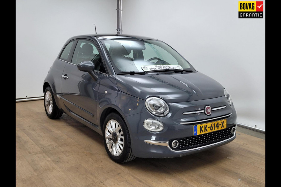 Fiat 500 0.9 TwinAir Turbo Lounge | Cruisecontrol (!) | Mooie kleur | Clima airco | Halfleer | Led lampen | U connect radio | Navi