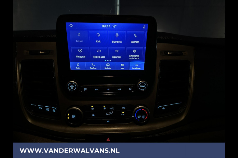 Ford Transit 2.0 TDCI 170pk L3H2 Euro6 Airco | Navigatie | Dakdragers | Camera | Apple Carplay cruisecontrol, 2500kg trekhaak, parkeersensoren, bijrijdersbank, omvormer