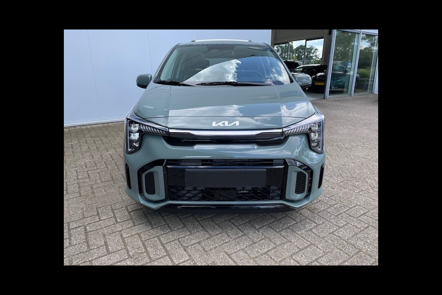 Kia Picanto 1.0 DPI GT-Line * nieuw model * Leder- CarPlay - Clima - Cruise - Stoel/Stuur verwarming - Panorama dak - Fabrieksgarantie tot 2031