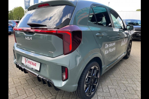 Kia Picanto 1.0 DPI GT-Line * nieuw model * Leder- CarPlay - Clima - Cruise - Stoel/Stuur verwarming - Panorama dak - Fabrieksgarantie tot 2031