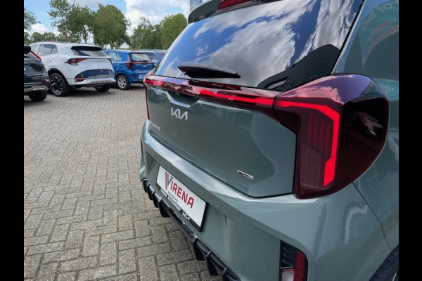 Kia Picanto 1.0 DPI GT-Line * nieuw model * Leder- CarPlay - Clima - Cruise - Stoel/Stuur verwarming - Panorama dak - Fabrieksgarantie tot 2031