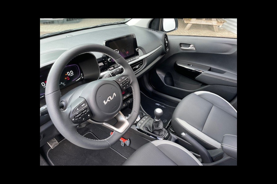 Kia Picanto 1.0 DPI GT-Line * nieuw model * Leder- CarPlay - Clima - Cruise - Stoel/Stuur verwarming - Panorama dak - Fabrieksgarantie tot 2031