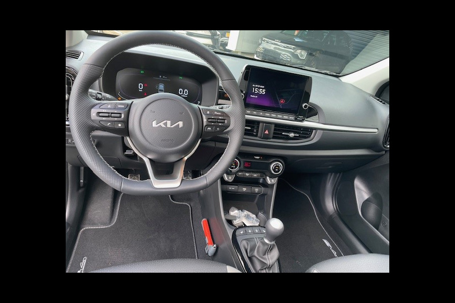 Kia Picanto 1.0 DPI GT-Line * nieuw model * Leder- CarPlay - Clima - Cruise - Stoel/Stuur verwarming - Panorama dak - Fabrieksgarantie tot 2031