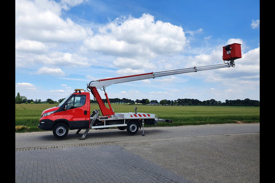 Iveco Daily 35S12 2.3 375 - Multitel 160 ALU - 116 Pk - Euro 6 - Hoogwerker - 15 Meter hoog - 3500 KG trekkracht