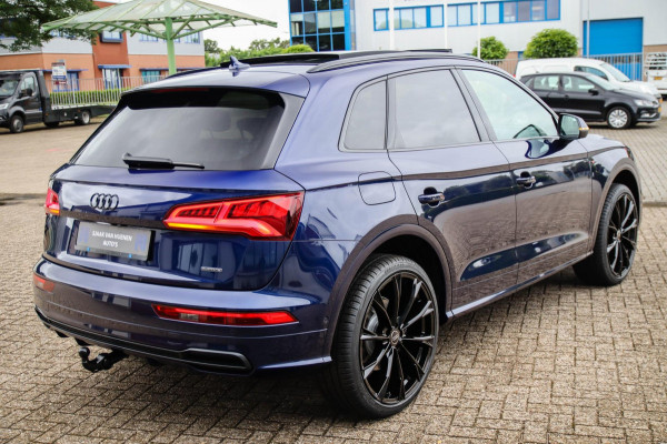 Audi Q5 50 TFSI e Quattro Competition Pro Line S S-Line 299pk Automaat! Panoramadak|Virtual Cockpit|LED Matrix|B&O|Black|Trekhaak