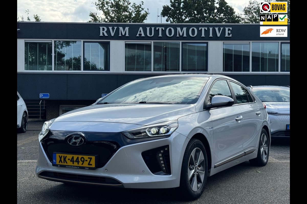 Hyundai IONIQ Premium EV ORG. NL. NAP KM. | * 16.770 NA SUBSIDIE * | PANO | ELEK. STOEL | TREKHAAK | INFINITY AUDIO