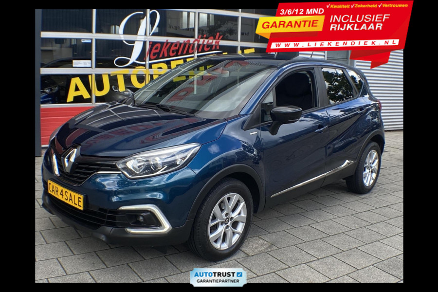 Renault Captur 0.9 TCe Limited - Navigatie I Airco I PDC I Cruise control I Sport velgen I LED I Dealer onderhouden